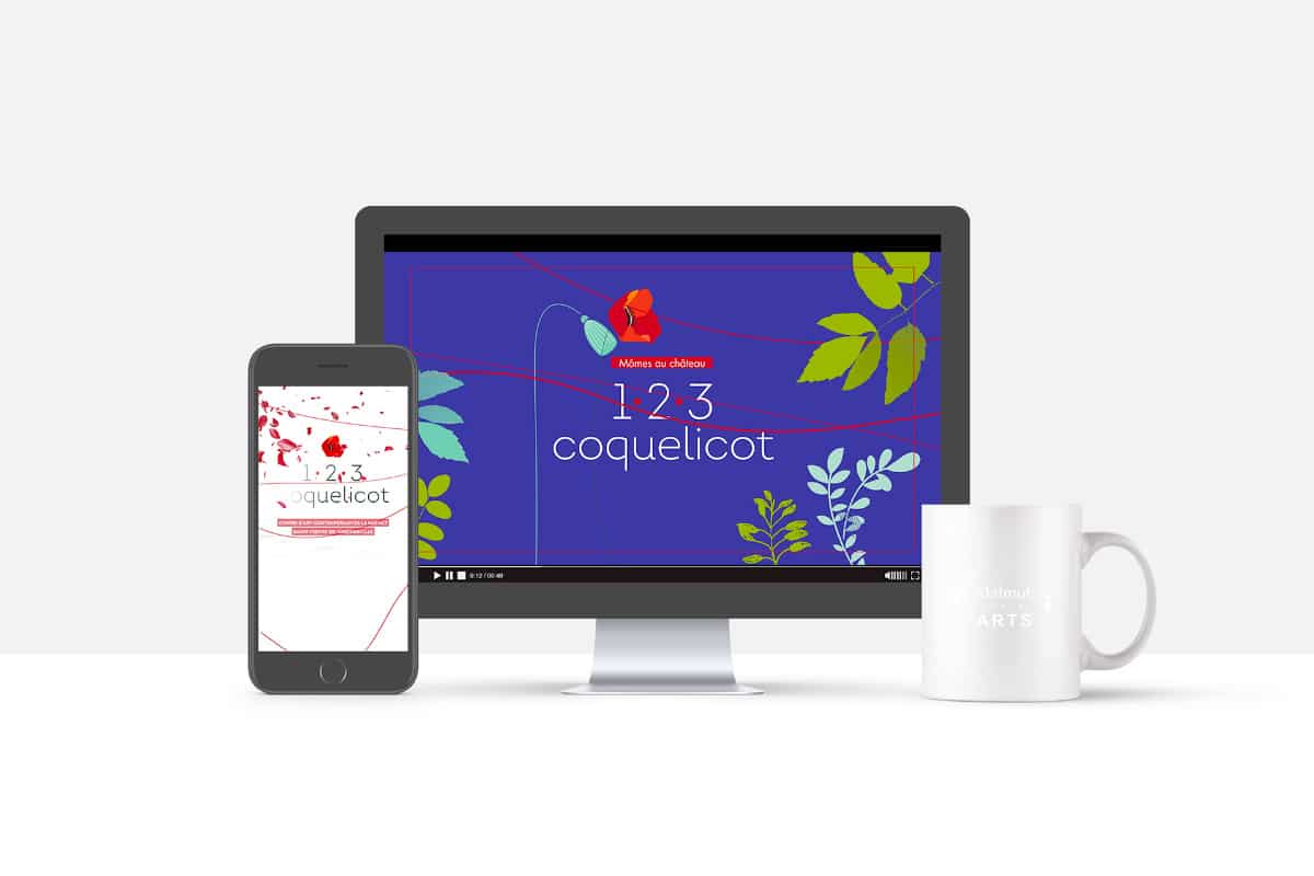 teaser coquelicot version desktop et version smartphone RS